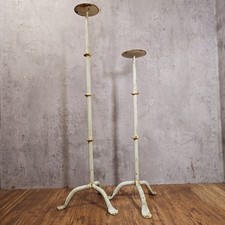 Pair Vintage Wrought Iron