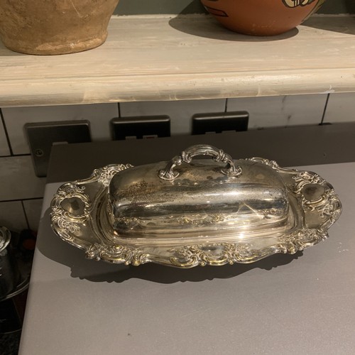 Ornate vintage silver plated - vintage,