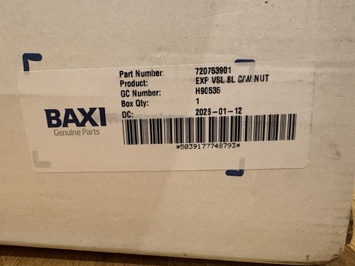 Expansion vessel for baxi - expansion,