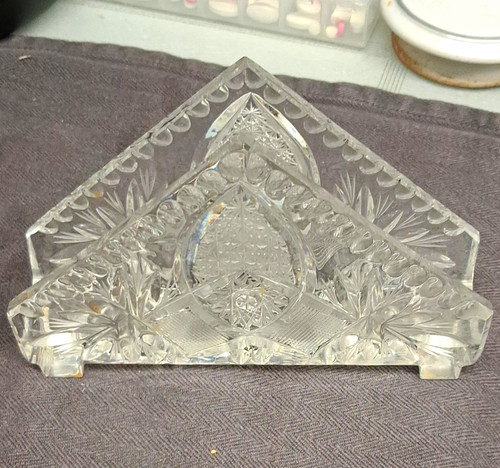 Clear cut glass freestanding - clear,