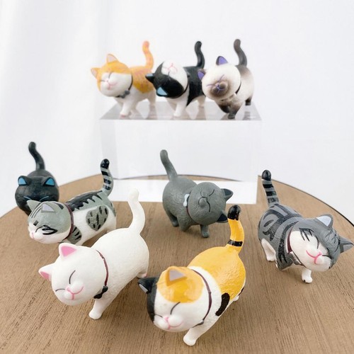 9pcs pvc cats - 9pcs, desk