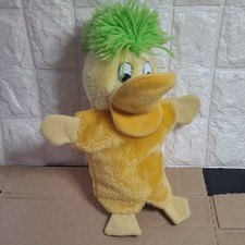 Vintage Edd Ed The Duck 12" Hand Puppet Soft Plush Toy Childrens CBBC 1990 Quack
