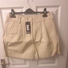 Nasty Gal Real Leather Ecru