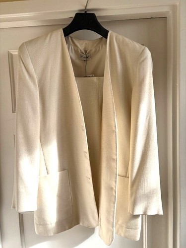 Planet cream ladies skirt - cream, suit