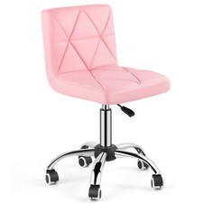 Pink Armless Chair Adjustable