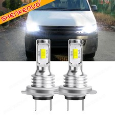 FOR VW TRANSPORTER T6 2015-ON H7 XENON WHITE LED HEADLIGHT BULBS CONVERSION KIT