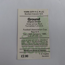 Ticket stub york city - city, v
