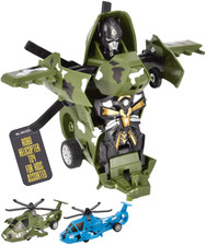 Transforming Helicopter Robot