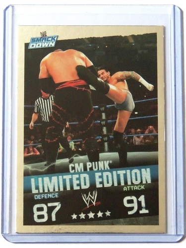 Wwe punk topps slam attax - wwe,