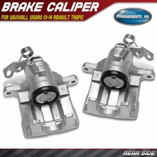 2x Brake Caliper Rear for Vauxhall Vivaro 01-14 Renault Trafic Nissan Primastar