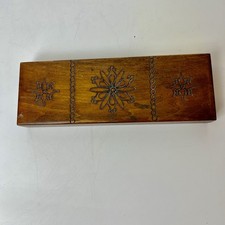 Vintage Carved Wooden Pen