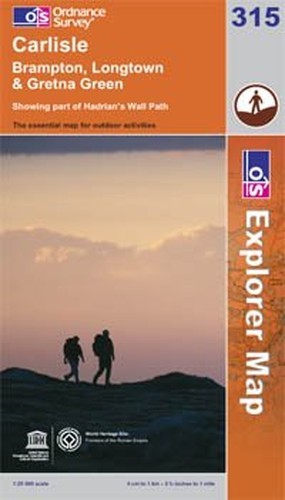 Carlisle explorer map 315 - carlisle,