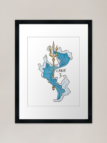 Percy jackson framed art - art, print