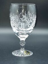 Tutbury Crystal Engraved  Goblet with Box