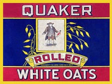Quaker White Oats, Retro Metal