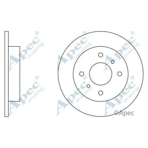 Brake discs solid - brake,