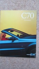 VOLVO C70 CONVERTIBLE 1997 BROCHURE