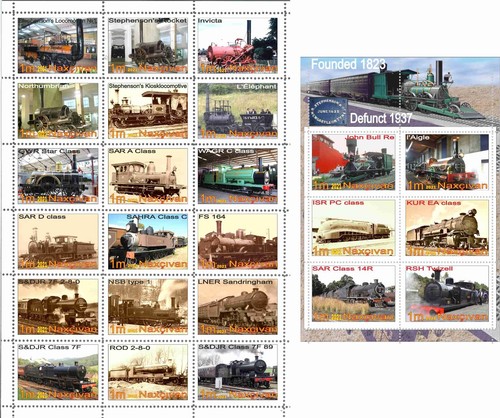 Stamp sheet block - sheet+block, stephenson