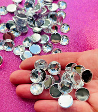 50 x Clear Sew on Acrylic 15