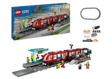 LEGO CITY: Downtown Tram 60423 New with oval Track , Bluetooth Power Up & Motor