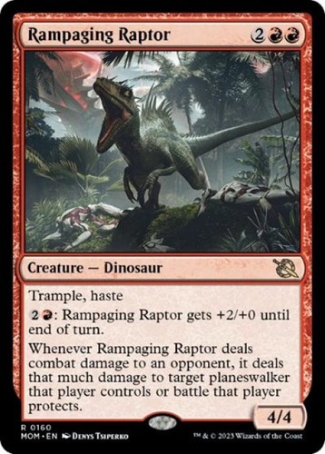 Rampaging raptor foil - rampaging,
