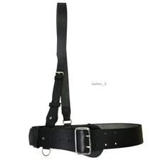 Sam Browne Belt BLACK LEATHER