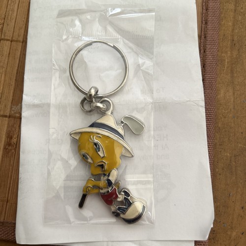 Tweety pie golfing keyring - golfing,