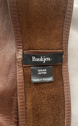 Baukjen tan leather obi - baukjen, belt