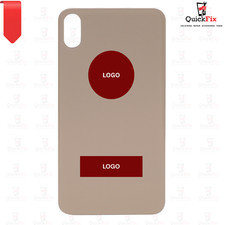 For iPhone XS Back Glass Battery Cover Replacement With Logo