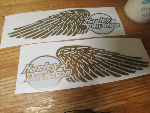Harley davidson wings gold - harley,