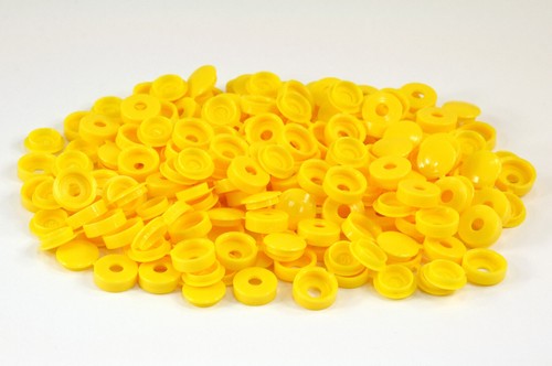 Yellow plastic fold - yellow,