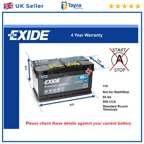 Battery fits volvo - fits, xc60