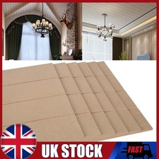 6pcs grooved mdf - v, panels