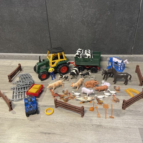 Vintage farm animal play - farm,