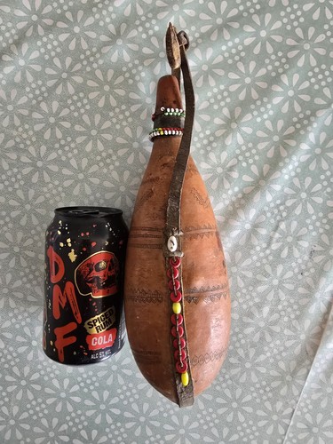 Small beaded gourd calabash - small,