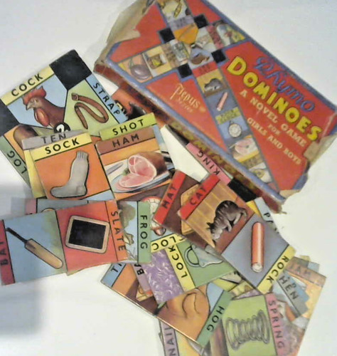 Vintage pepys rhymo dominoes - pepys,
