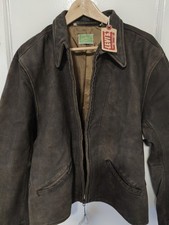 Levi's LVC Menlo Bond Skyfall Leather Jacket L Brand New!