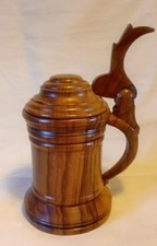 Vintage Hard Wood Turned Wood