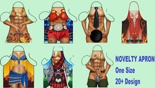 15+ Design Sexy Novelty Kitchen Washable Apron Cooking BBQ Grilling Fishing ONE