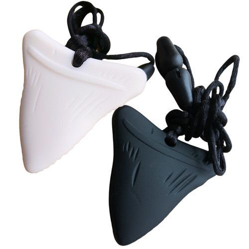 Shark tooth chew necklace - tooth,