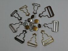 Set Dungaree Fasteners Clip Brace Buckles Slider Bib for Straps 25mm/30mm/40mm