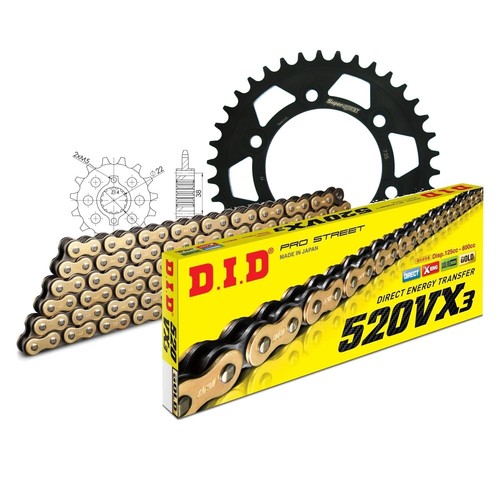 Did motorcycle chain set steel - did,
