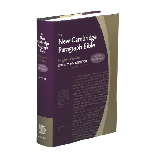 New cambridge paragraph bible - cambridge,