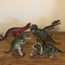 5 x Large Rubber Dinosaur