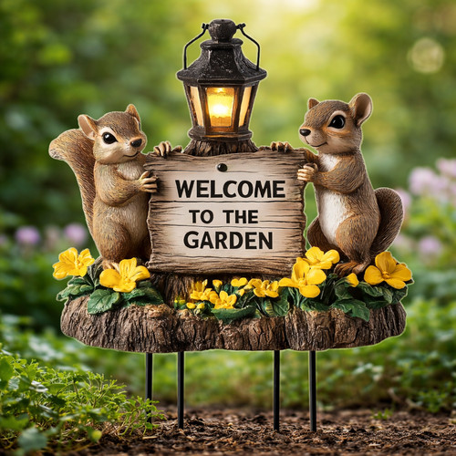 Garden welcome sign - garden, –