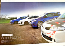 MEGANE R26R v FOCUS RS v LEON K1 REVO v IMPREZA STi CLASSIC CAR ROAD TEST REVIEW