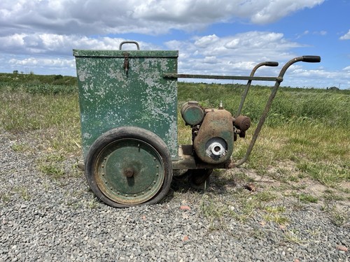 Rare vintage galvanised water - vintage, water/