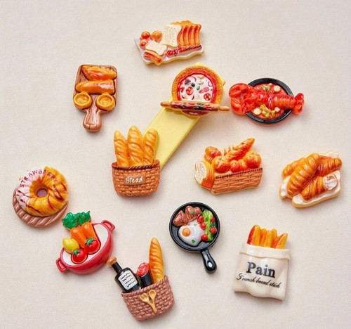 12pcs food themed fridge - 🍩12pcs,