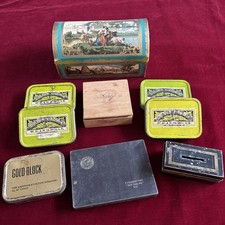 Assorted Old Tins Various Sizes Conditions