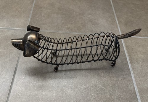 Metal wire dachshund sausage - metal,